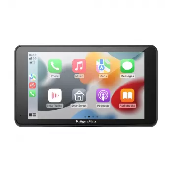 KRUGER & MATZ KM2020 7 inch Multimedia-Station mit Android Auto, Apple CarPlay & Rückfahrkamera