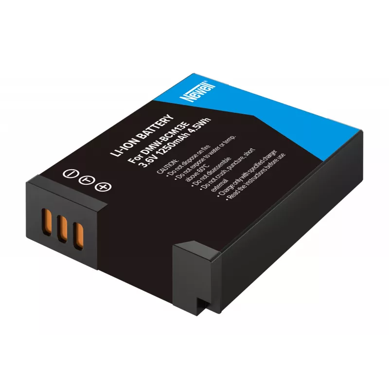 Newell Ersatzakku für Panasonic DMW-BCM13E (Li-ion, 3,6V, 1250mAh, 4,5Wh)
