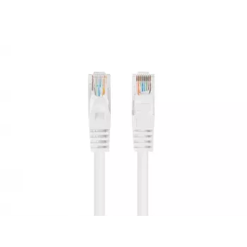 Lanberg PCU5-20CC-0100-W 10er-Pack Cat.5e UTP Patchkabel, 1m, Weiß, Fluke Passed