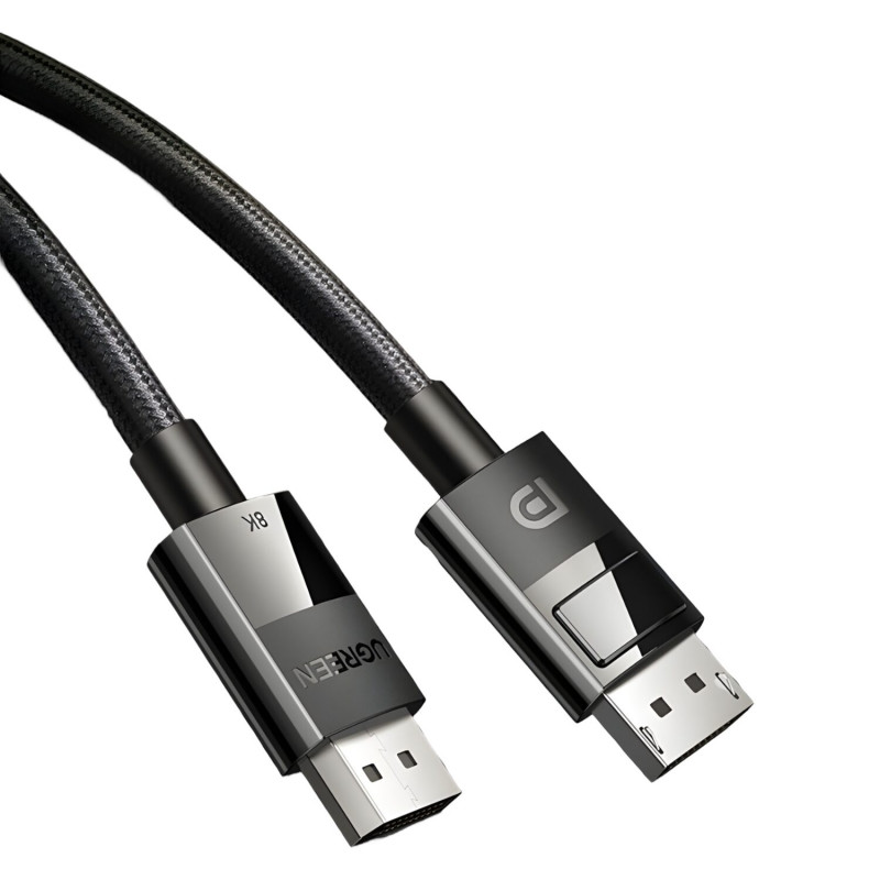 UGREEN DP114 8K DisplayPort Stecker auf Stecker geflochtenes Kabel 2m