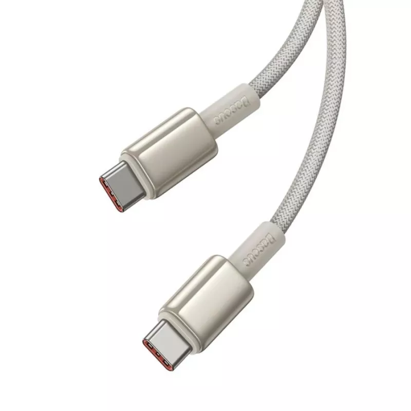 Baseus Tungsten Gold USB-C auf USB-C Kabel 100W 1m Gold