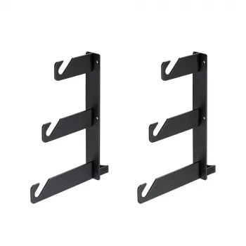 Manfrotto 045 Hintergrundpapier-Klemme mit 5/8 inch Spigot-Aufnahme für Lichtstative, 2er-Pack