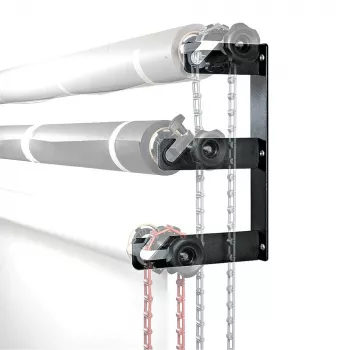 Manfrotto 045 Hintergrundpapier-Klemme mit 5/8 inch Spigot-Aufnahme für Lichtstative, 2er-Pack