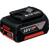 Bosch Professional 18V 5,0 Ah Li-Ionen Akku, Slide-In (Schwarz/Rot)