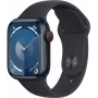 Apple Watch 9 GPS + Cellular 41mm, Mitternacht, Sport Band M/L (MRHT3ET/A)