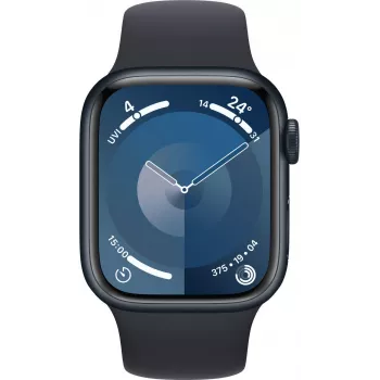 Apple Watch 9 GPS + Cellular 41mm, Mitternacht, Sport Band M/L (MRHT3ET/A)