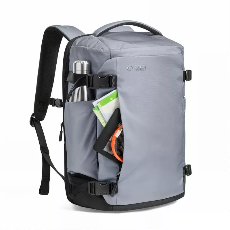TECH-PROTECT DEFENDER S70 Ryanair & Wizzair Reise-Laptop-Rucksack 24L 40x30x20 Urban Grey