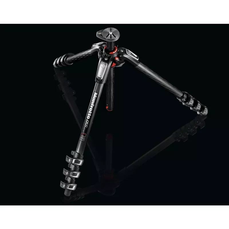 Manfrotto MT055CXPRO4 055 XPRO Carbon Stativ, Schwarz