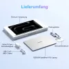 GEEKOM GeekBook M16 16 Zoll Laptop Intel Core Ultra 9 185H 16GB RAM 512GB SSD Windows 11 Pro Silber