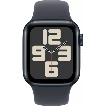 Apple Watch SE 2 GPS + Cellular 40mm, Mitternacht, Sport Band M/L (MRGA3ET/A)