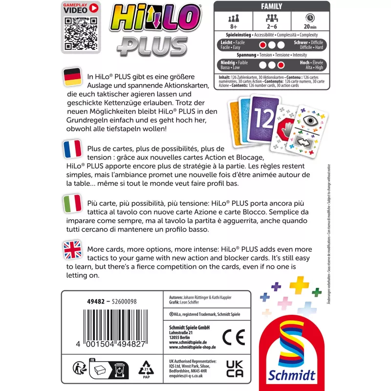 SCHMIDT SPIELE HILo PLUS Bluetooth 5.0 Audio-Sender & -Empfänger mit aptX Low Latency, optisch & 3,5 mm, Dual Link, 12 h Akku
