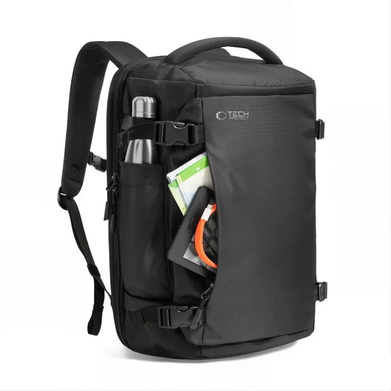 TECH-PROTECT DEFENDER S70 Ryanair & Wizzair Reise-Laptop-Cabin-Rucksack 24L 40x30x20 Schwarz