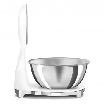 Smeg KSF01WHWW 50's Style Küchenwaage, 1,8 L, weiß