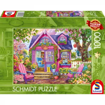 Schmidt Spiele 58061 Ein Häuschen zum Verlieben 1000-Teile Puzzle