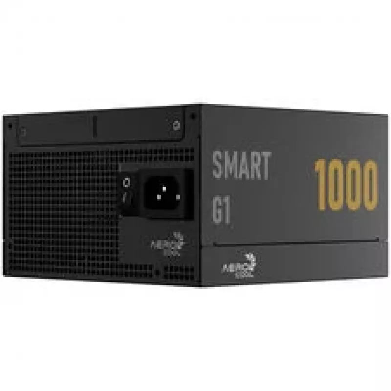 Aerocool Smart G1 80 PLUS Gold Netzteil, PCIe 5.1, ATX 3.1 - 1000 Watt, Schwarz