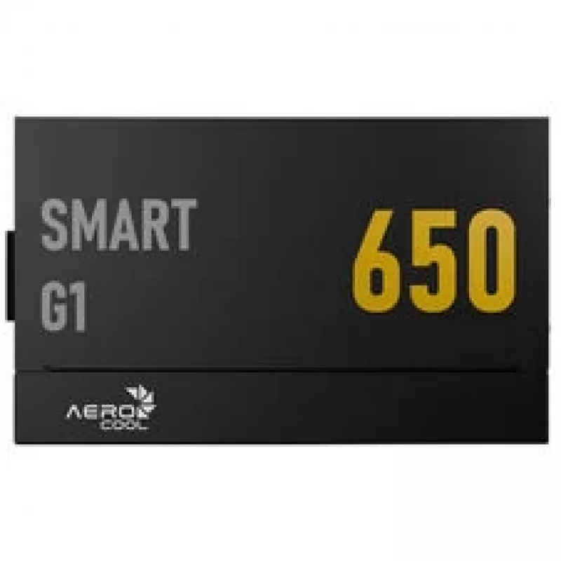 AeroCool Smart G1 80 PLUS Gold Netzteil, PCIe 5.1, ATX 3.1 - 650 Watt, Schwarz