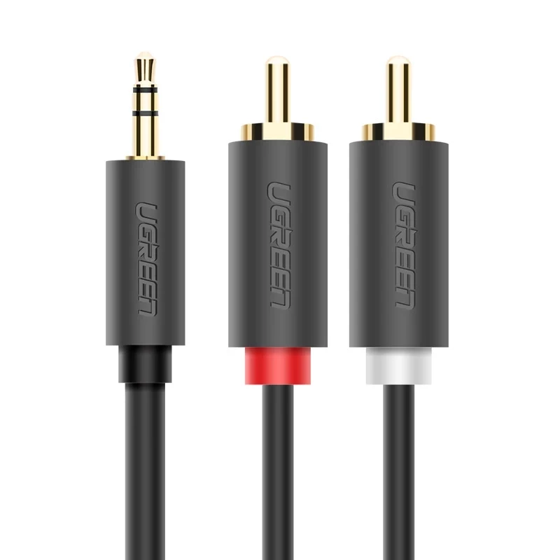 Ugreen 2x RCA auf 3,5 mm Audiokabel 1,5 m Schwarz
