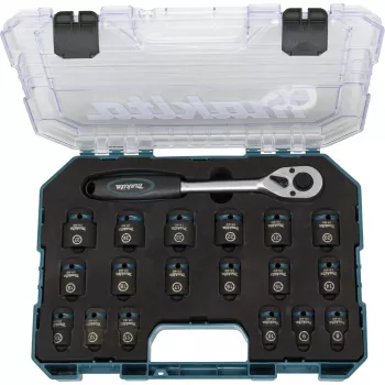 Makita E-30069 Impact Black Schlag-Steckschlüsselsatz mit Ratsche