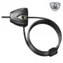 Master Lock Python verstellbares Kabelschloss 8417EURDPRO – 1,8 m geflochtener Stahl, Schwarz, 2 Schlüssel