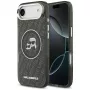 KARL LAGERFELD IML Glitter Karl & Choupette Heads Logo MagSafe-Hülle für iPhone Air, Schwarz