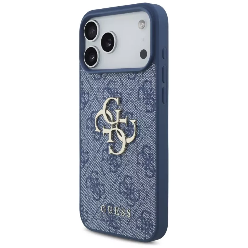 Guess 4G Big Logo Schutzhülle für iPhone 17 Pro Max / 18 Pro Max - Blau