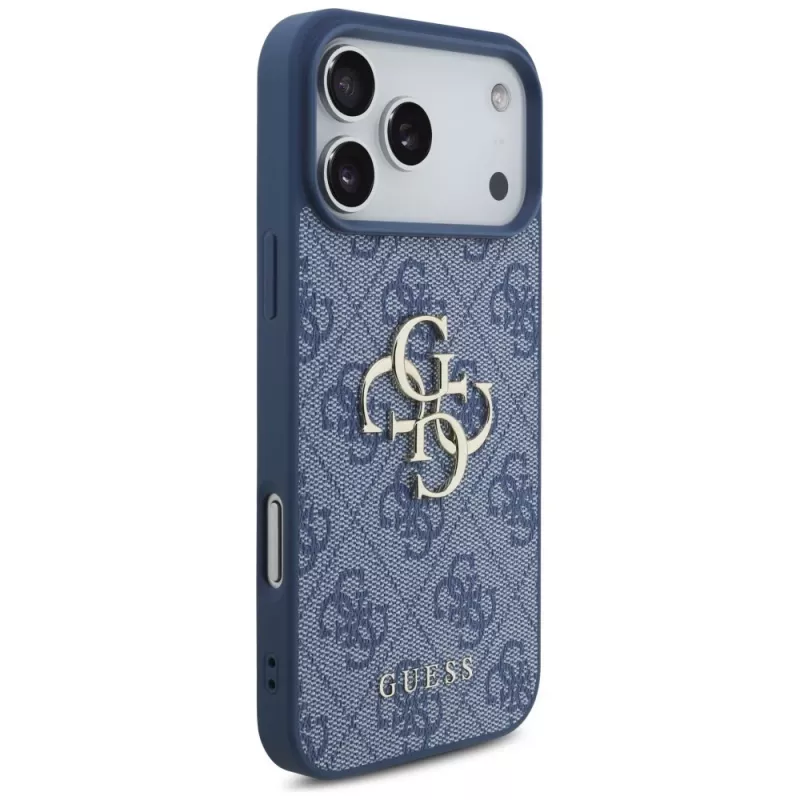 Guess 4G Big Logo Schutzhülle für iPhone 17 Pro Max / 18 Pro Max - Blau
