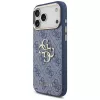 Guess 4G Big Classic Logo Hülle für iPhone 18 Pro Max / 17 Pro Max, Blau & Gold