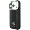 Guess 4G Stripe Round and Classic Logos MagSafe-Hülle für Apple iPhone 18 Pro / 17 Pro - Schwarz