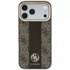 Guess 4G Stripe Round and Classic Logos MagSafe-Hülle für iPhone 18 Pro / 17 Pro - Braun