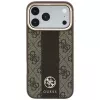 Guess 4G Stripe Round & Classic Logos MagSafe-Hülle für iPhone 18 Pro Max / 17 Pro Max - Braun