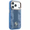 Guess 4G Stripe Round and Classic Logos MagSafe-Hülle für Apple iPhone 18 Pro / 17 Pro - Blau