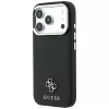 Guess Saffiano Small 4G & Classic Logo MagSafe Hülle für Apple iPhone 17 Pro Max / 18 Pro Max - Schwarz