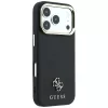 Guess Saffiano Small 4G & Classic Logo MagSafe Hülle für Apple iPhone 17 Pro Max / 18 Pro Max - Schwarz