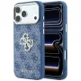 GUESS 4G & Big Strass Logo Hard Case für iPhone 18 Pro / 17 Pro - Blau