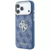 GUESS 4G & Big Strass Logo Hard Case für iPhone 18 Pro / 17 Pro - Blau