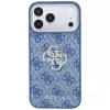 GUESS 4G & Big Strass Logo Hard Case für iPhone 18 Pro / 17 Pro - Blau