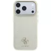 Guess Stripe Peony 4G Logo MagSafe-Hülle für iPhone 18 Pro Max / 17 Pro Max - Beige