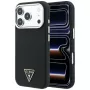 Guess Kevlar Triangle Logo MagSafe Hülle für iPhone 17 Pro / 18 Pro - Schwarz