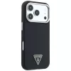 Guess Kevlar Triangle Logo MagSafe Hülle für iPhone 17 Pro / 18 Pro - Schwarz