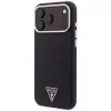 Guess Kevlar Triangle Logo MagSafe-Hülle für iPhone 17 Pro / 18 Pro - Burgunderrot
