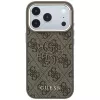 Guess 4G & Big Resin Logo Hülle für iPhone 17 Pro Max / 18 Pro Max - Braun