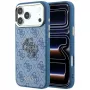 Guess 4G & Big Resin Logo Hülle für iPhone 17 Pro / 18 Pro - Hellblau