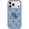GUESS 4G & Big Resin Logo Hülle für iPhone 17 Pro Max / 18 Pro Max - Hellblau