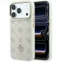 Guess Peony 4G Small Logo MagSafe-Hülle für Apple iPhone 17 Pro Max / 16 Pro Max – Beige