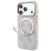 Guess Ring Stand 360 4G Classic Logo MagSafe Hülle für iPhone 18 Pro Max / 17 Pro Max - Pink
