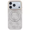 Guess Ring Stand 360 4G Classic Logo MagSafe Hülle für iPhone 18 Pro Max / 17 Pro Max - Pink