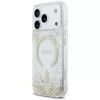 Guess Resin Bottom Glitter MagSafe Hülle für iPhone 18 Pro / 17 Pro, Gold