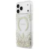 Guess Resin Bottom Glitter MagSafe-Hülle für iPhone 18 Pro Max / 17 Pro Max, Gold