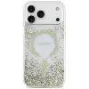 Guess Resin Bottom Glitter MagSafe-Hülle für iPhone 18 Pro Max / 17 Pro Max, Gold