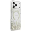 Guess Resin Bottom Glitter MagSafe-Hülle für iPhone 18 Pro Max / 17 Pro Max, Gold